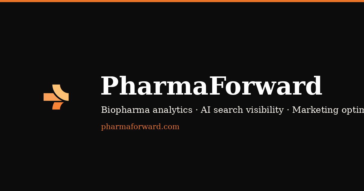 PharmaForward — Biopharma Analytics & AI Search Visibility